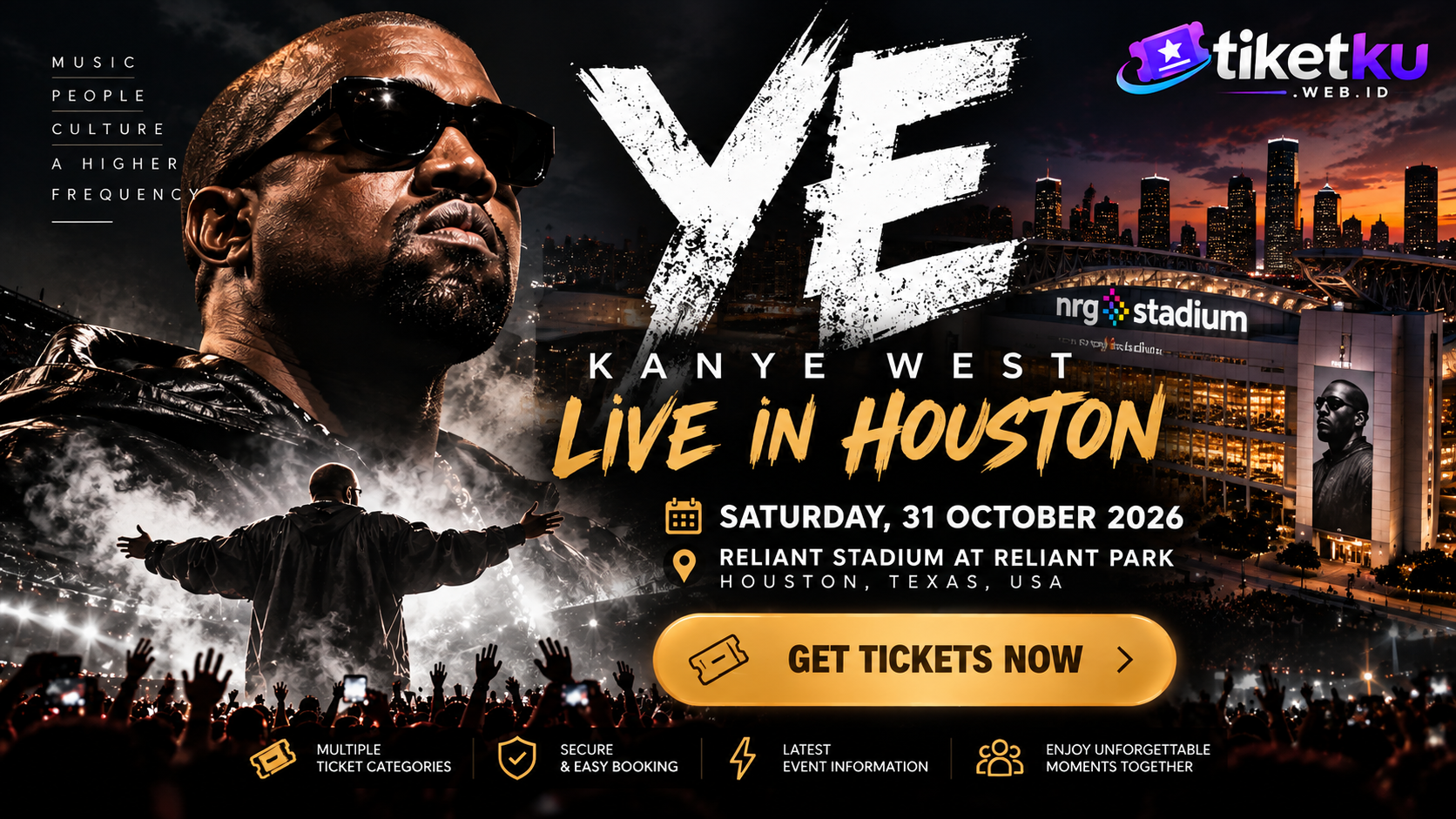 Ye concert poster